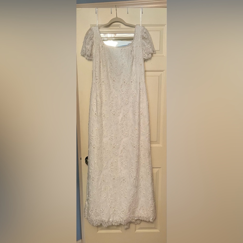 Vintage Mori Lee Beaded Wedding Gown